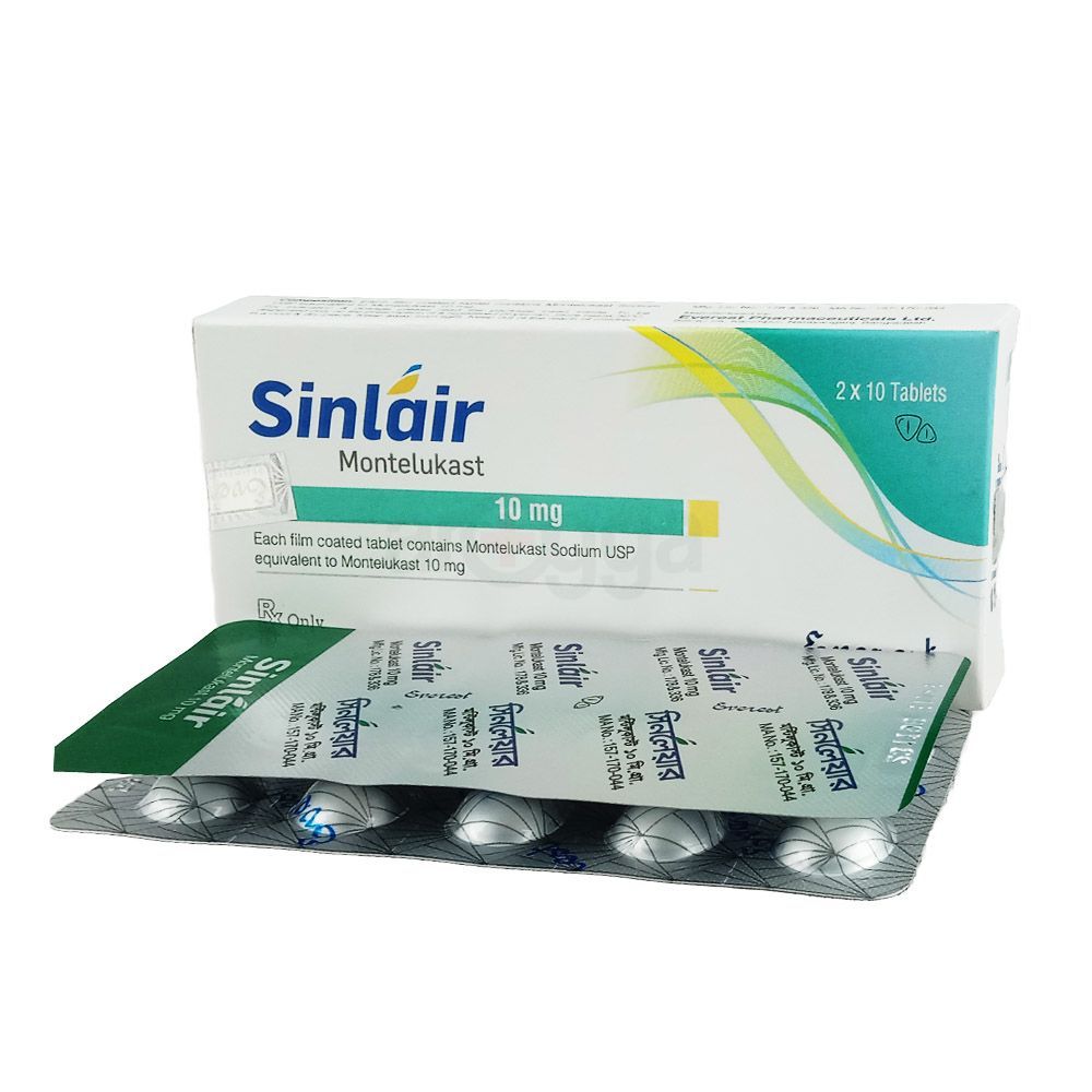 Sinlair 10mg Tablet