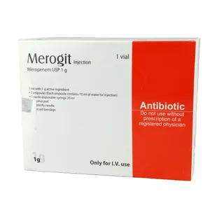 Merogit 1gm 1gm/vial Injection