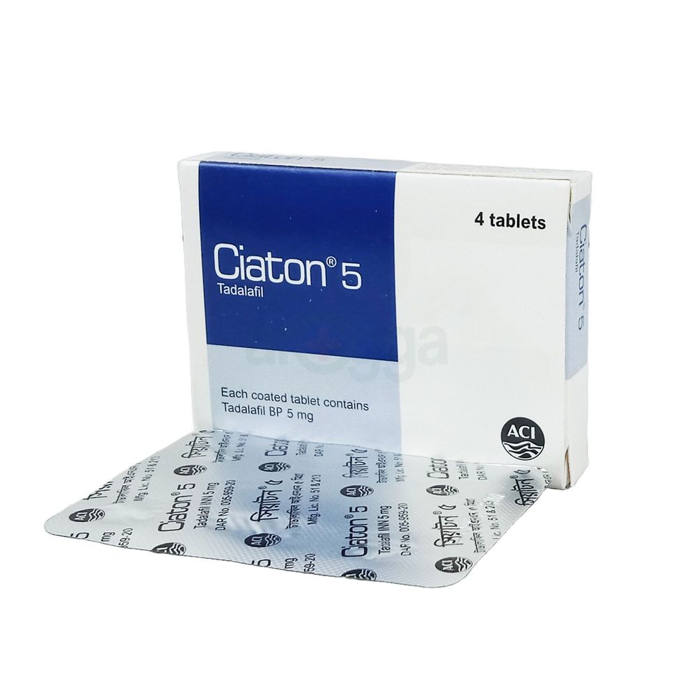 Ciaton 5mg Tablet - Arogga Online Pharmacy