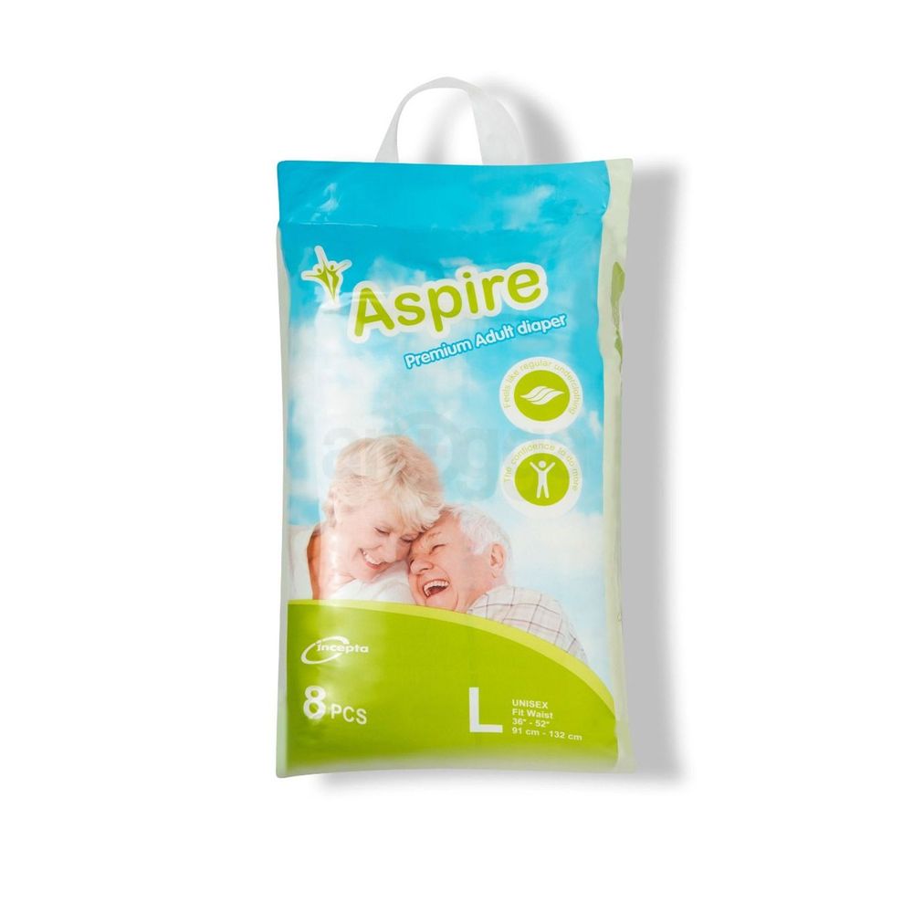 Adult Diaper Belt Aspire L 8's Pack Size-L Diaper