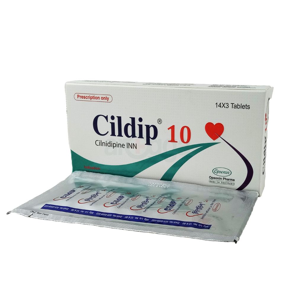 Cildip 10mg Tablet