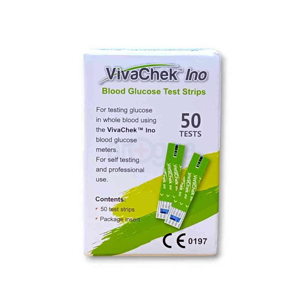 Vivacheck Ino Blood Glucose Strip 50's Pack  