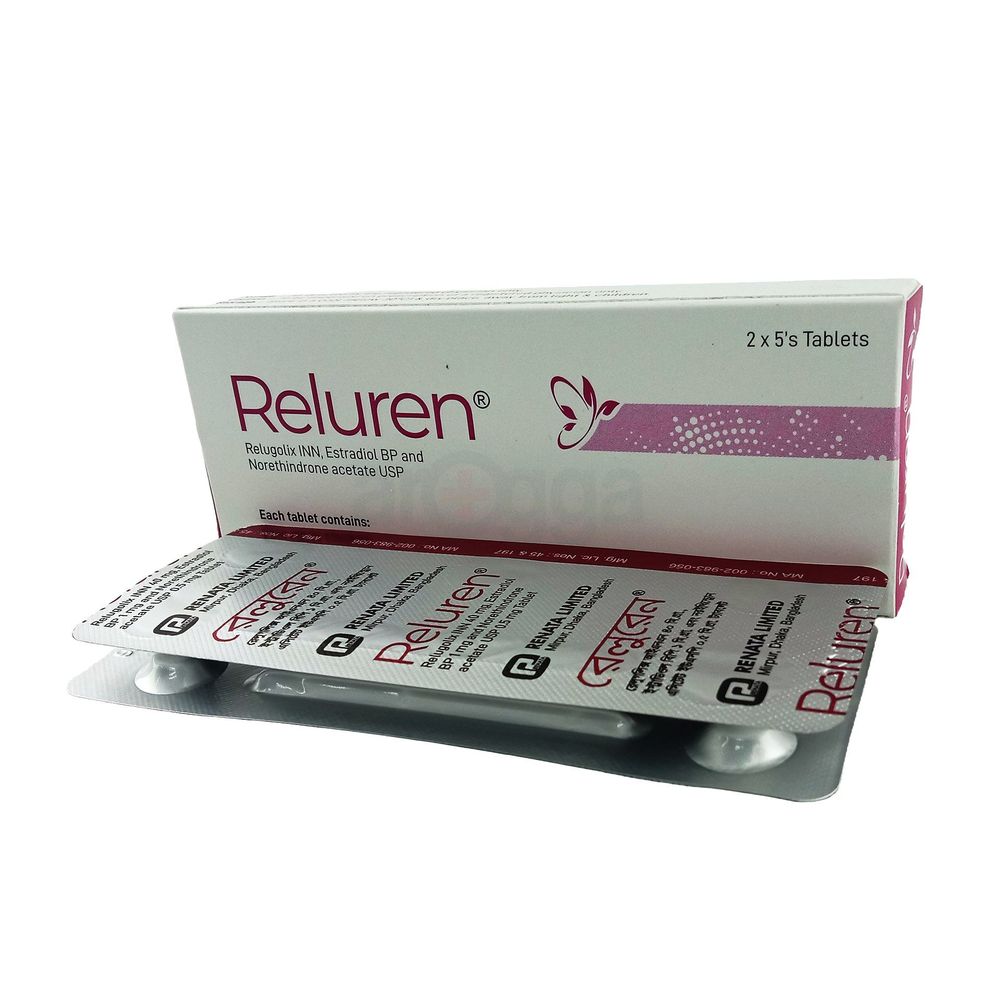 Reluren 40mg+1mg+0.5mg Tablet