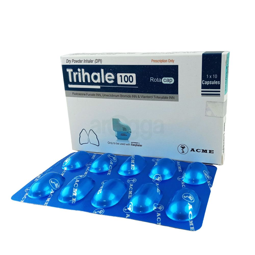 Trihale 100 Rotacap 25mcg+62.5mcg+100mcg Capsule