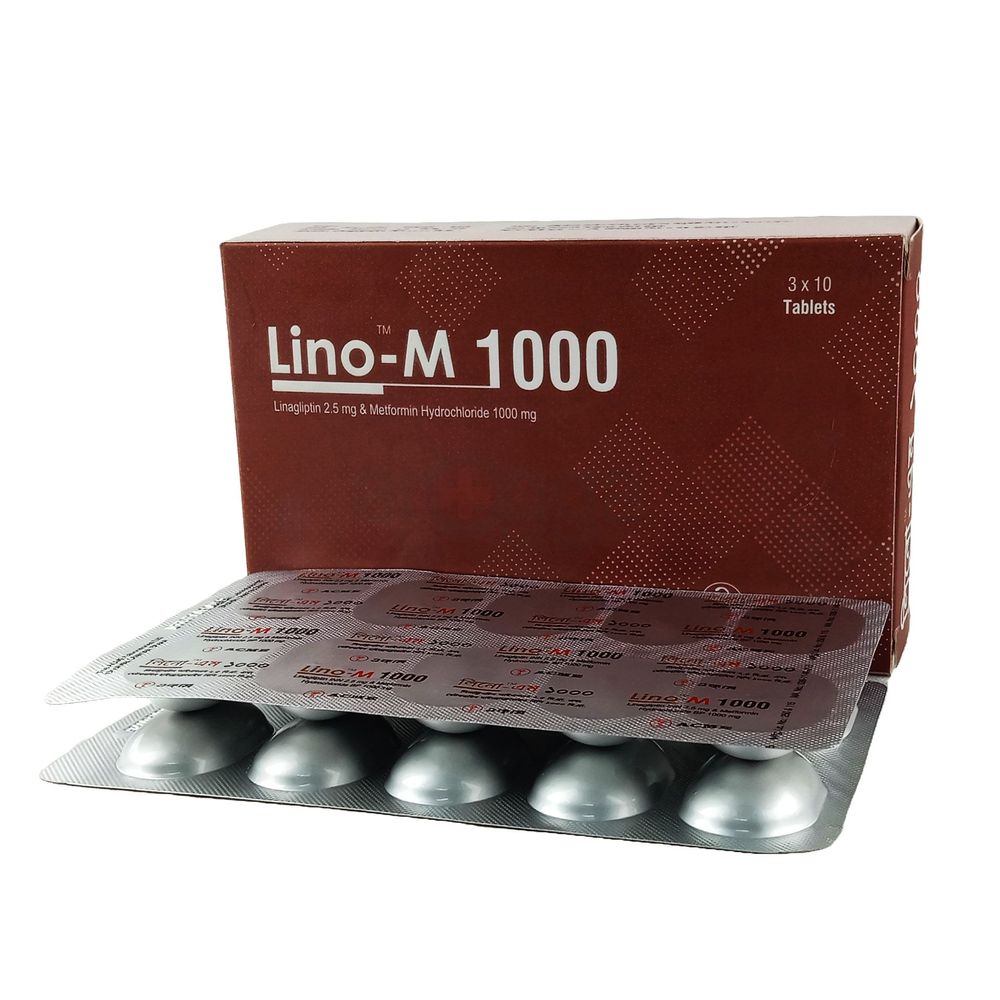 Lino-M 1000 2.5mg+1000mg Tablet