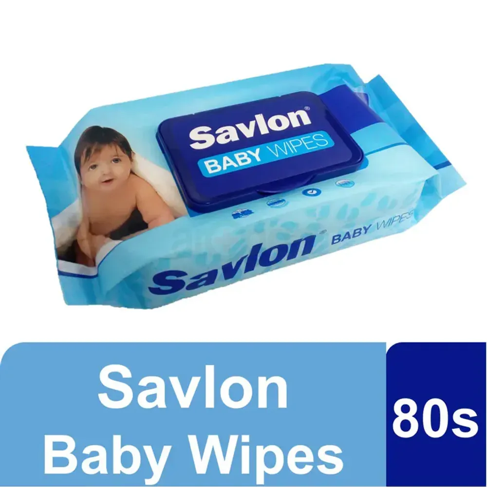 Savlon Baby Wipe 80's Pack  