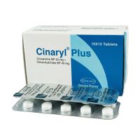 Cinaryl Plus 20mg+40mg Tablet