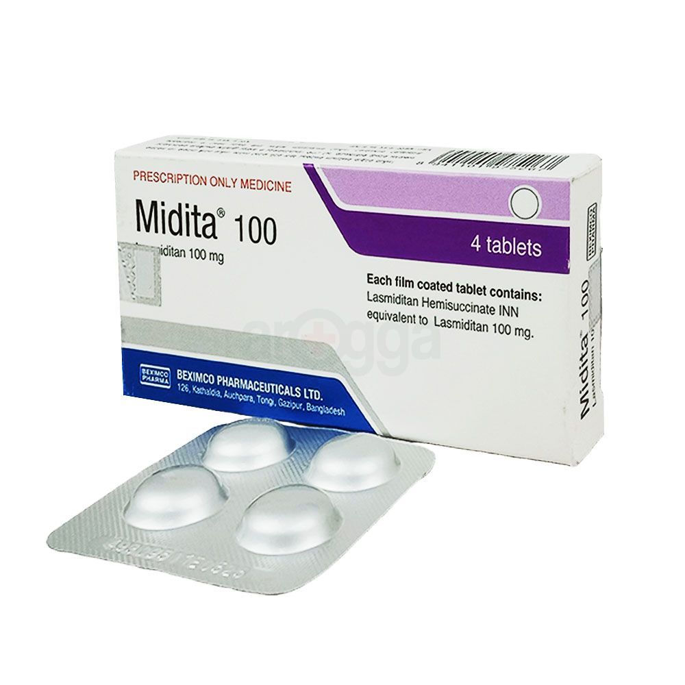 Midita 100mg Tablet