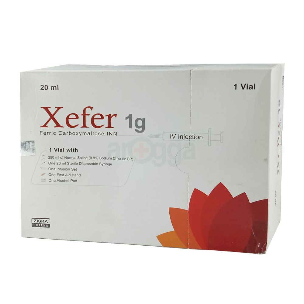 Xefer 1gm IV 1gm/20ml Injection - Arogga Online Pharmacy