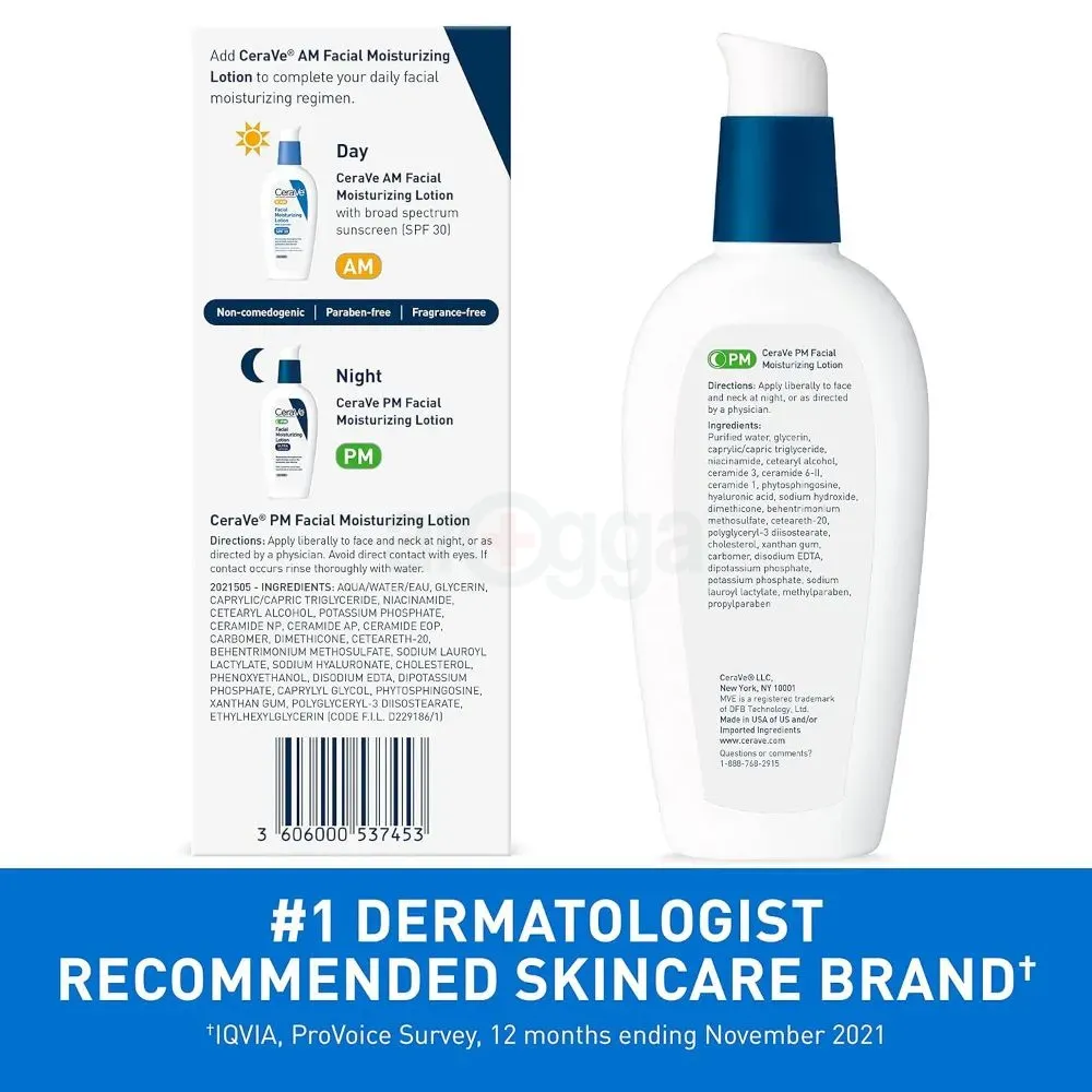 Moisturising Cream Cerave Pm Boots CeraVe PM Facial