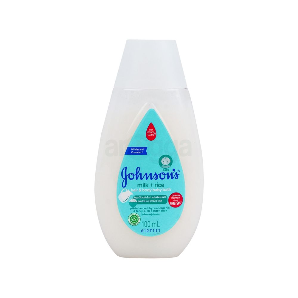 Johnson's Baby Milk Rice Bath 100ml (Malaysia) Arogga Online