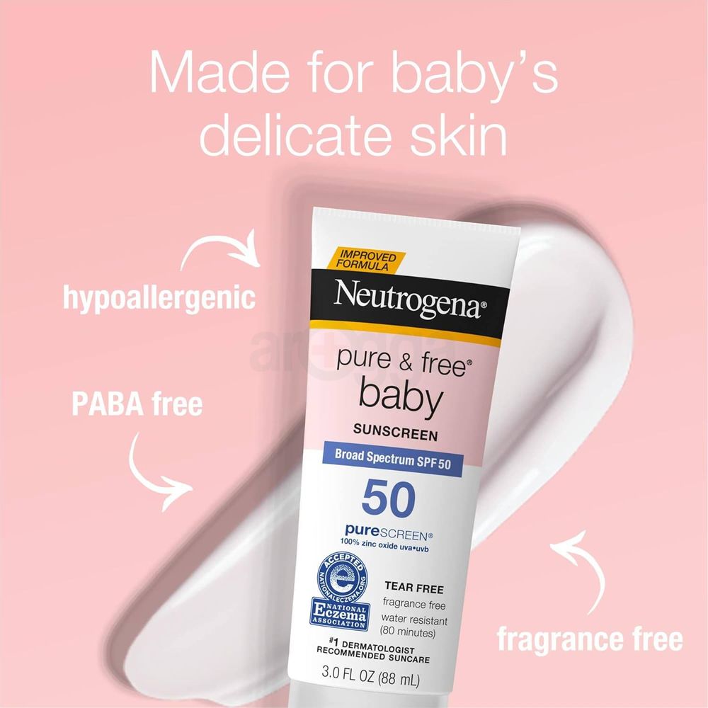 Neutrogena Pure Free Baby Broad Spectrum SPF50 Sunscreen 88ml