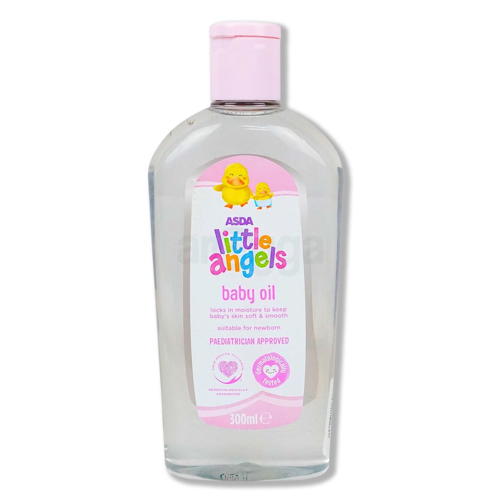 Asda Little Angels Baby Oil Suitable for Newborn 300ml Arogga