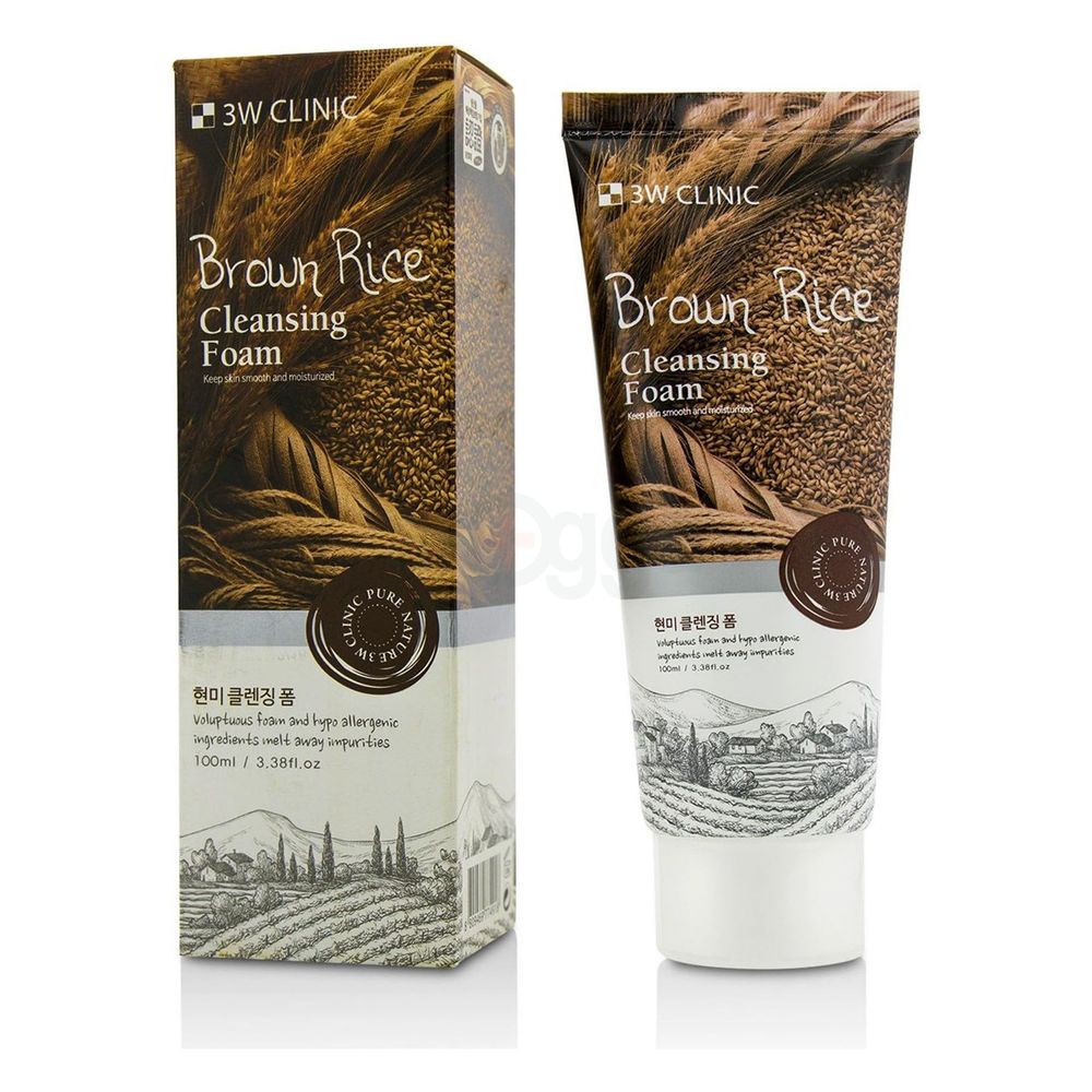 3W Clinic Brown Rice Cleansing Foam 100ml price in Bangladesh | Arogga