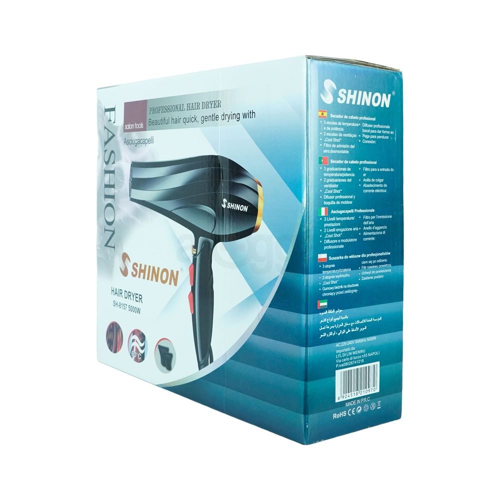 Shinon SH-8157 Professional Hair Dryer 5000W Arogga Beauty Store
