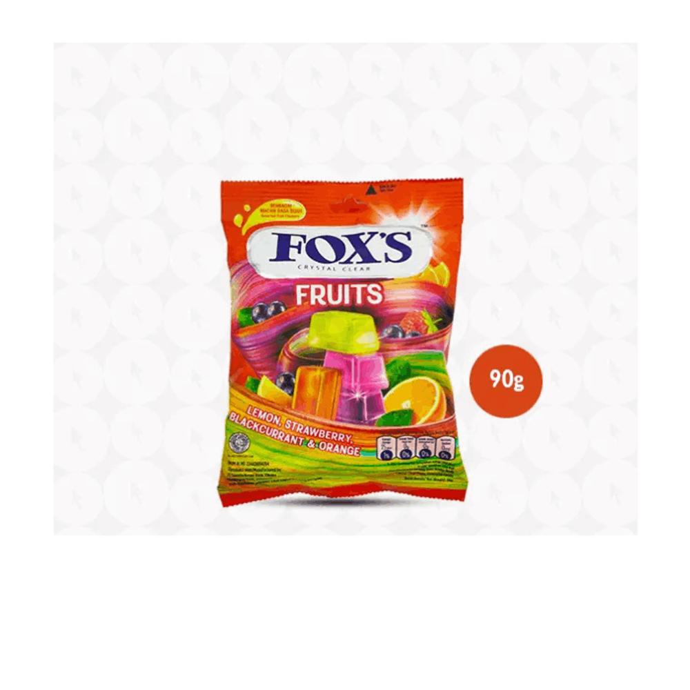 Fox's Crystal Clear Fruits Flavored Candy 90g price in Bangladesh | Arogga