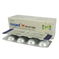 Emjard M XR 25/1000 25mg+1000mg tablet