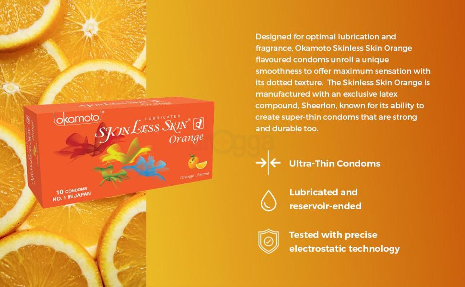 Orange Flavoured Condom