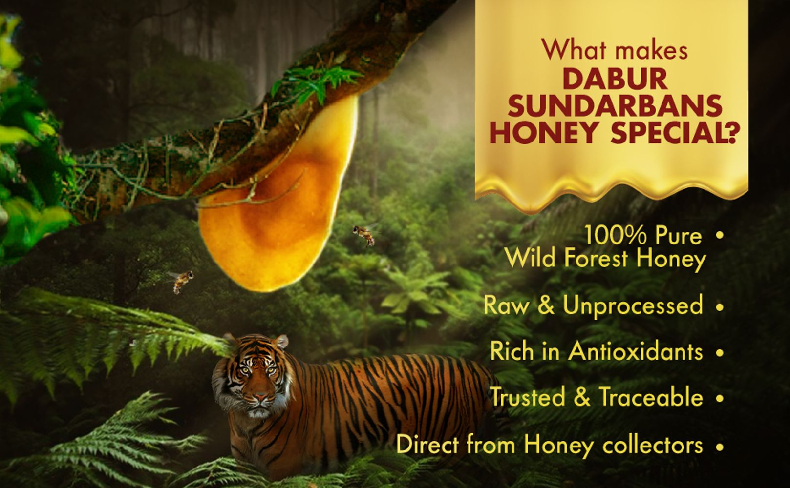 Honey; Wildforest Honey; Forest Honey; Raw Honey; Pure Honey; Original Honey; Dabur Honey