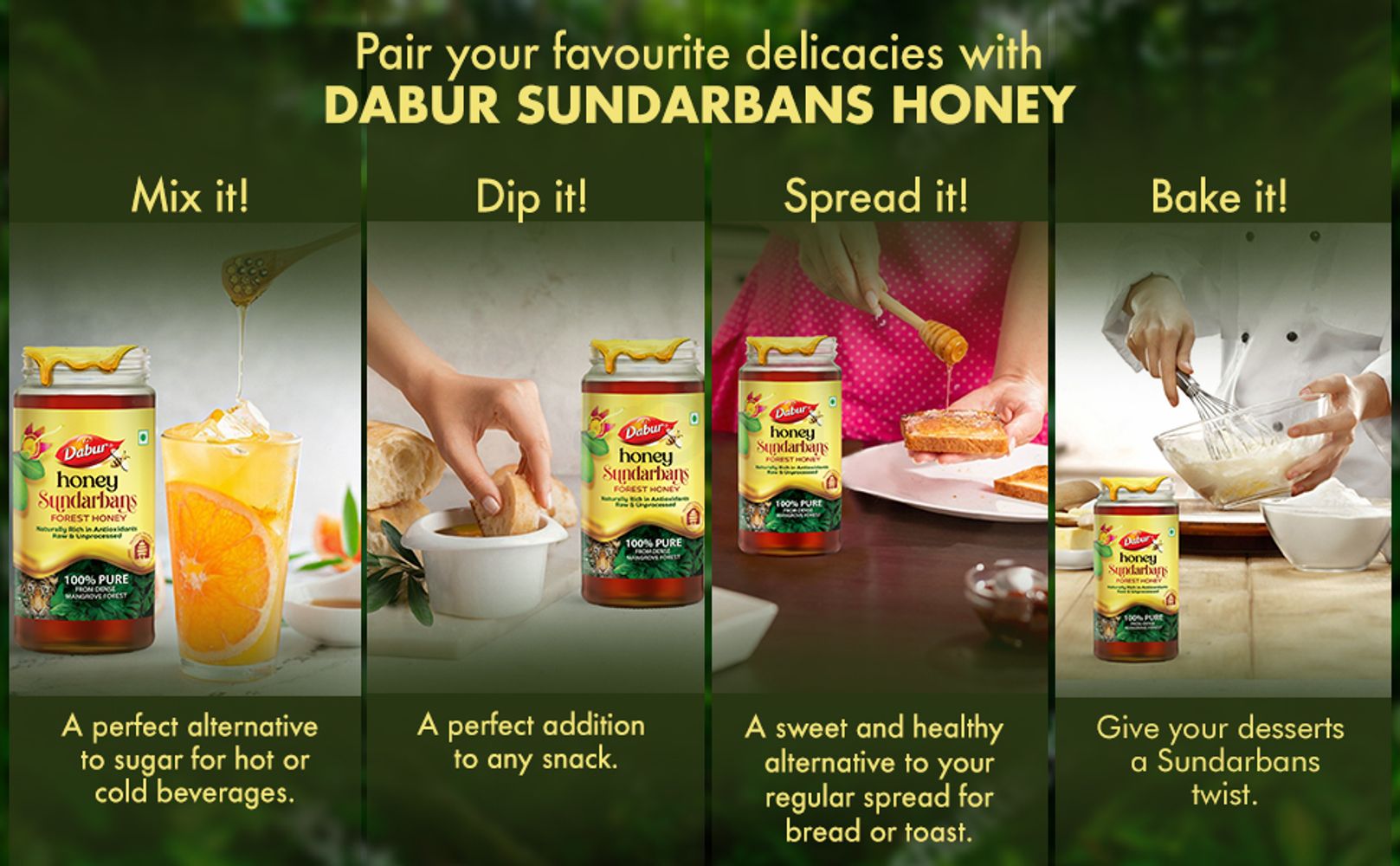 Honey; Wildforest Honey; Forest Honey; Raw Honey; Pure Honey; Original Honey; Dabur Honey