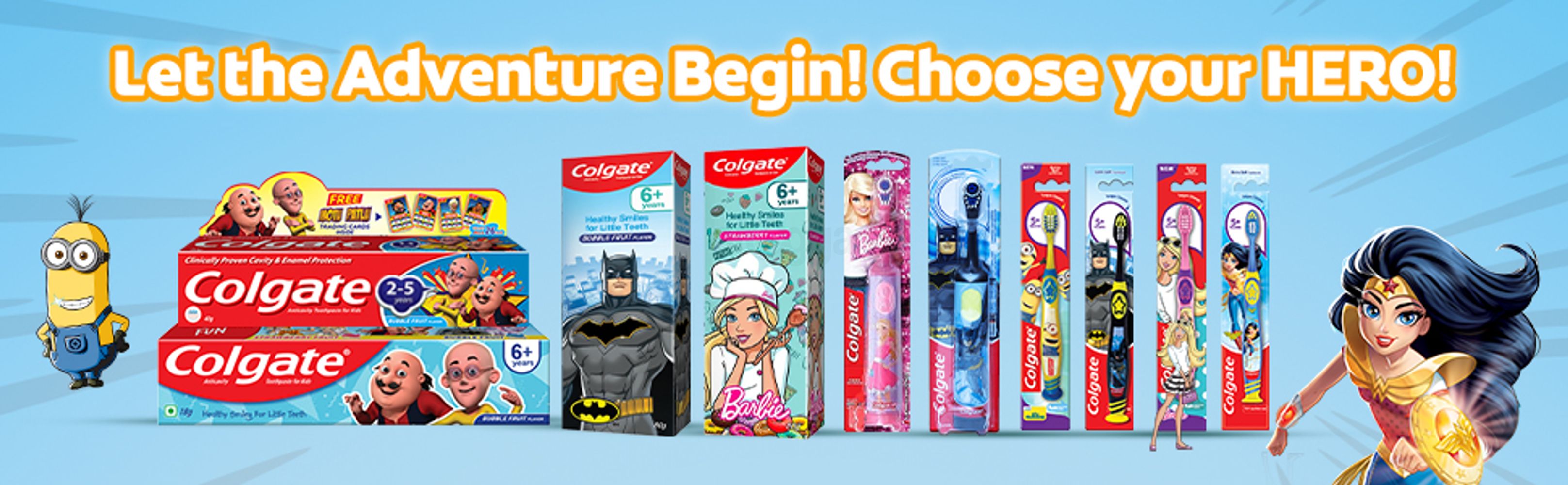 Colgate Kids Batman Manual Toothbrush