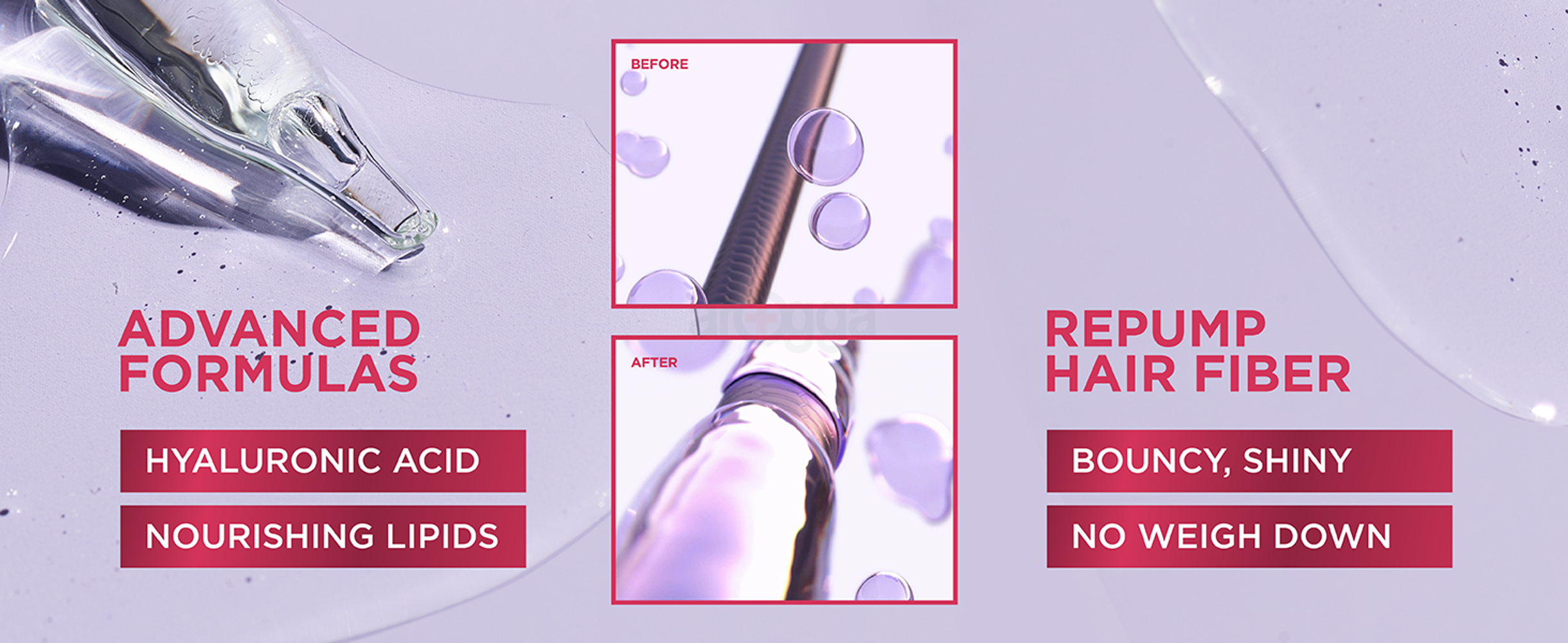 advanced formulas: hyaluronic acid, nourishing lipids