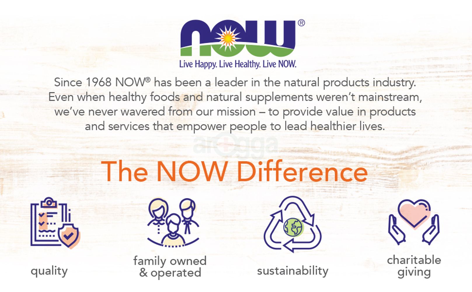 leader natural product industry quality family owned sustainability charitable giving lives value