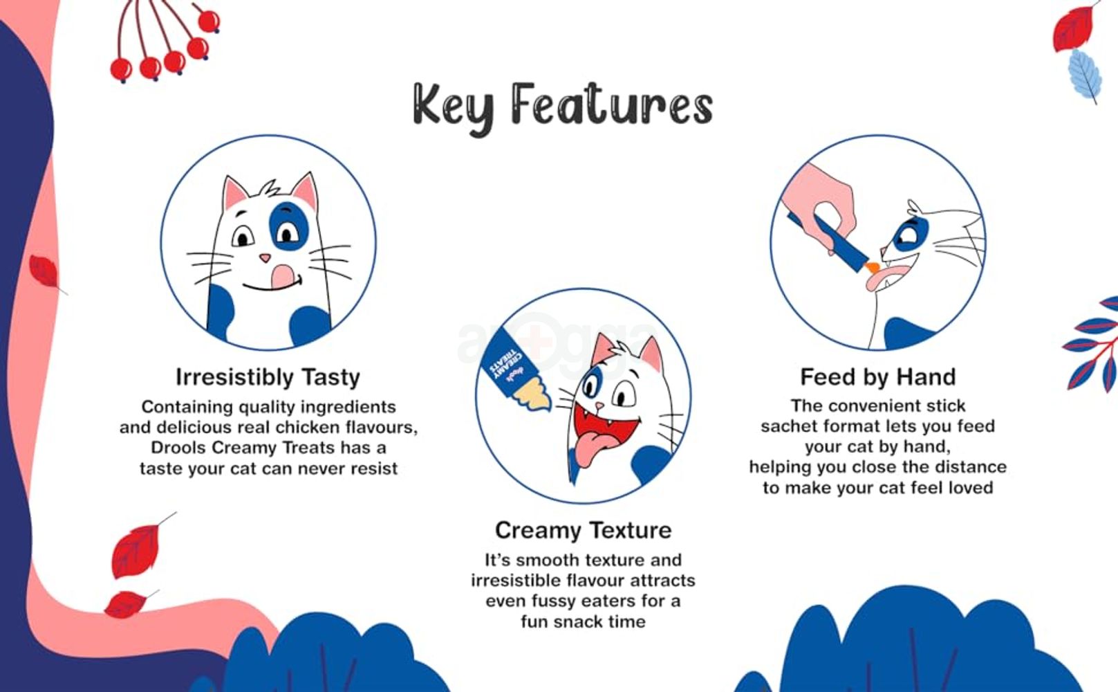 Drools Creamy cat Treats, Real Chicken , 375 gm ( Pack of 25)