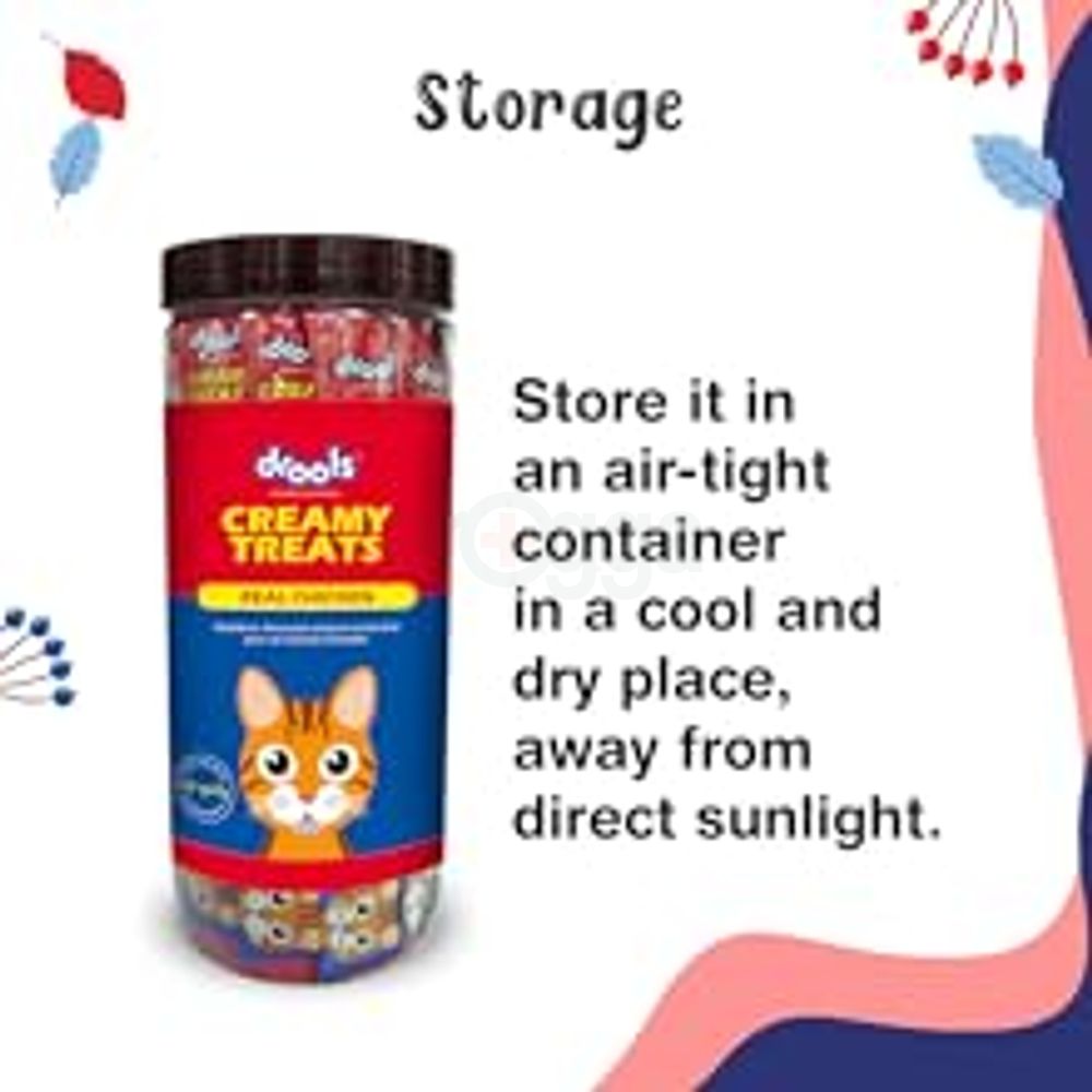 Drools Creamy cat Treats, Real Chicken, 375 gm (Pack of 25)