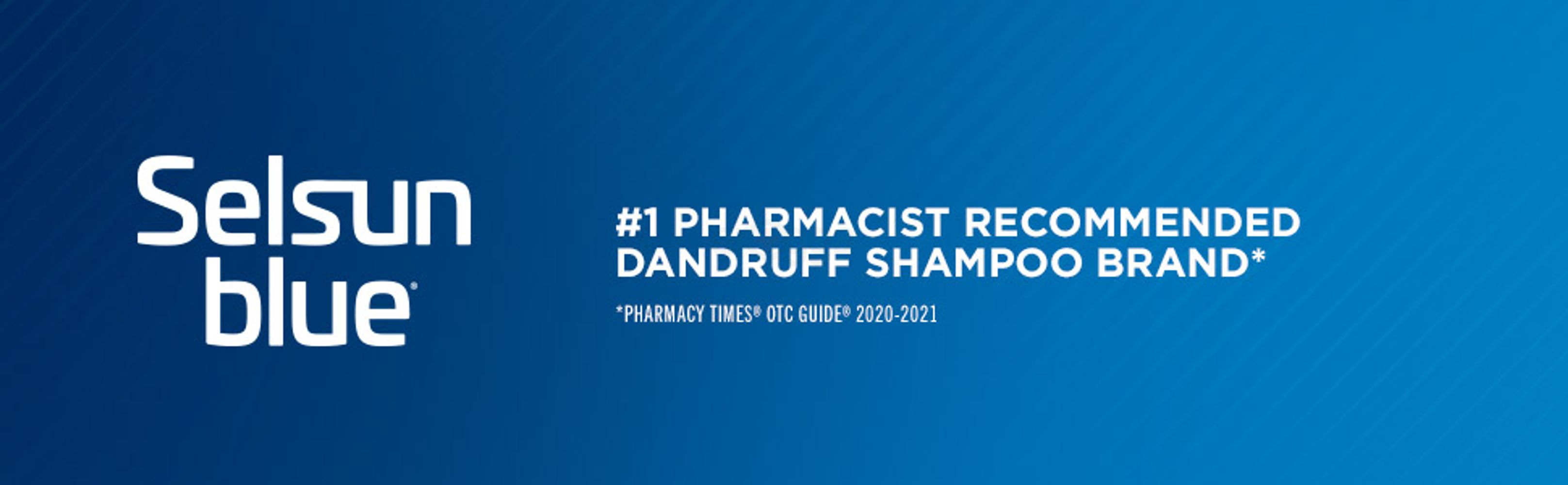 Selsun Blue Dandruff Shampoo is most recommended by pharmacists.