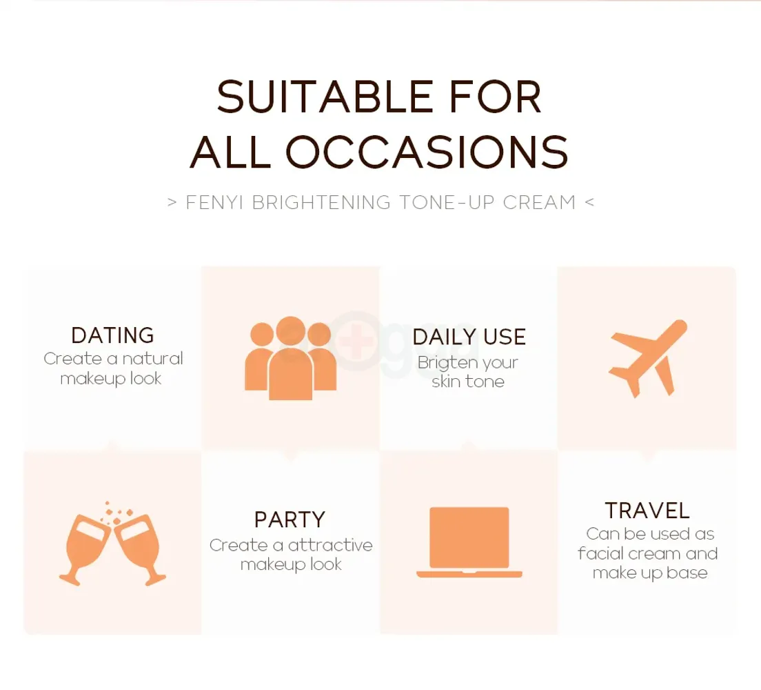 Fenyi Brightening Tone Up Cream 2Gm - 20Pcs