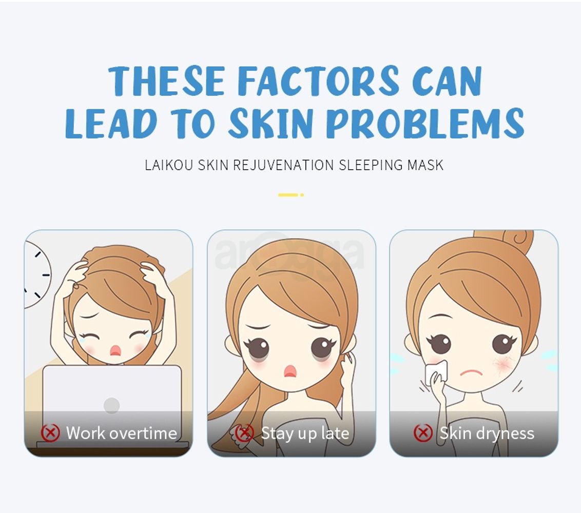 Laikou Skin Rejuvenation Sleeping Mask 3Gm C19219547Af21D19E2Caf1F0840F6638