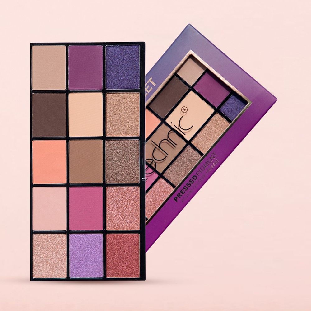 Technic 15 Color Eye Shadow Palette - Persian Violet