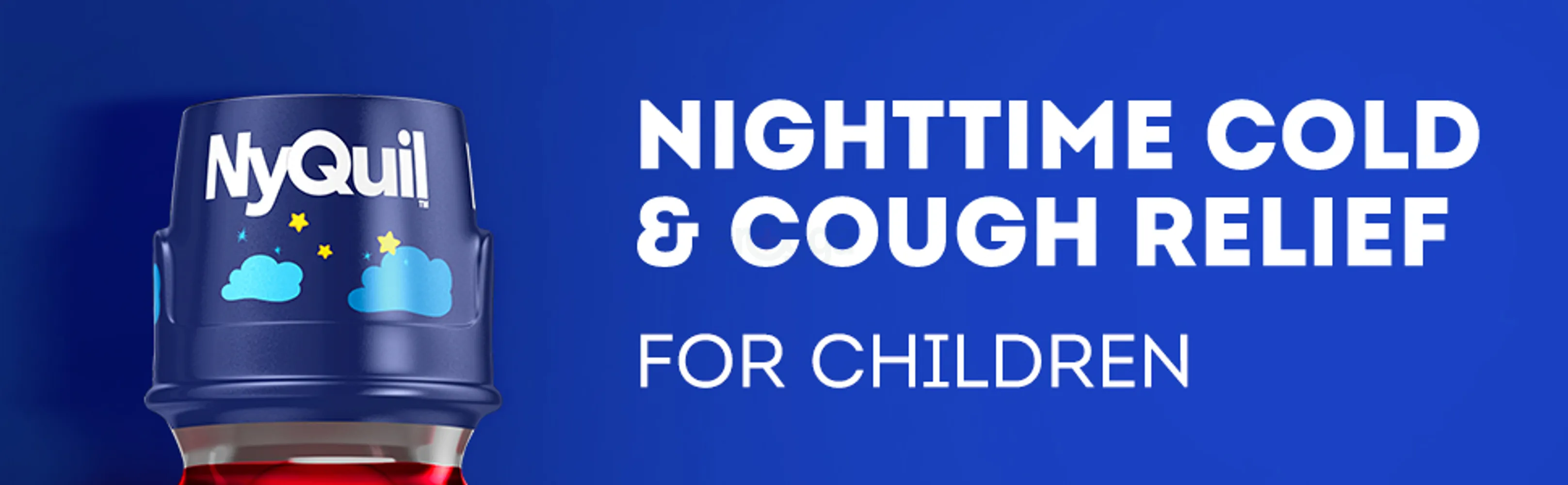 Nighttime cold & cough relief for children