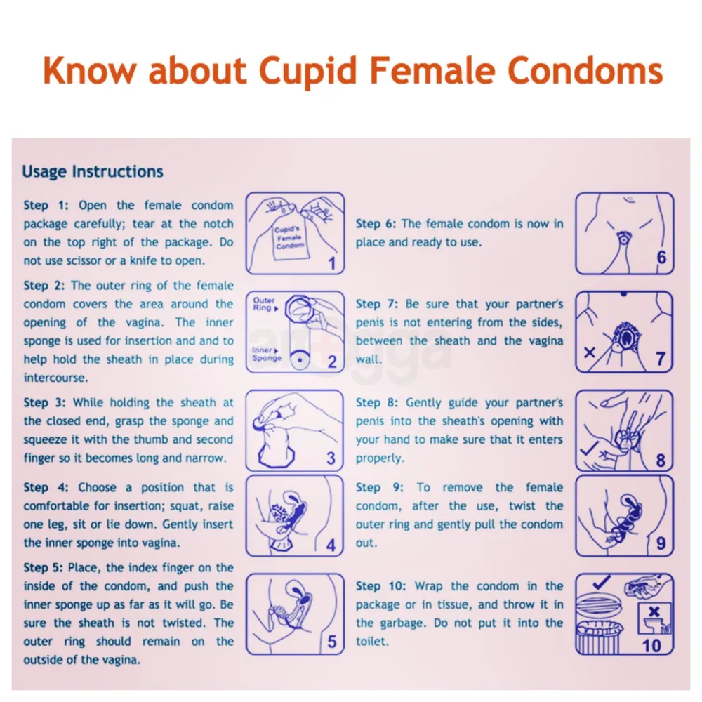Cupid Female Condoms on X: "Do you know how to use a #CupidFemaleCondom?  Learn more here: http://t.co/0YyqXPfn5J #condoms #femalecondoms  http://t.co/6WTwYZvuba" / X