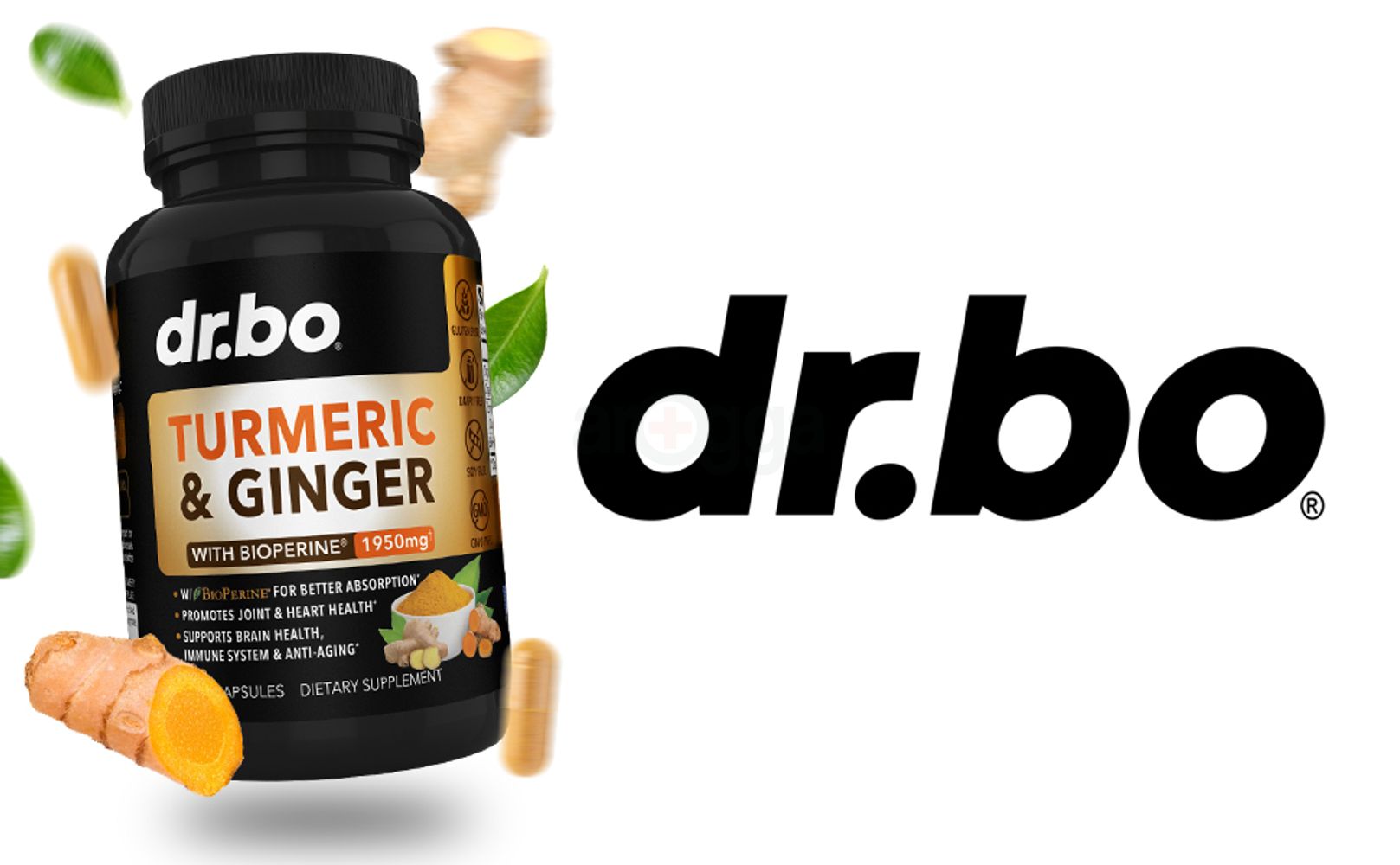 turmeric curcumin with bioperine ginger supplement joint support supplements root capsules vitamin