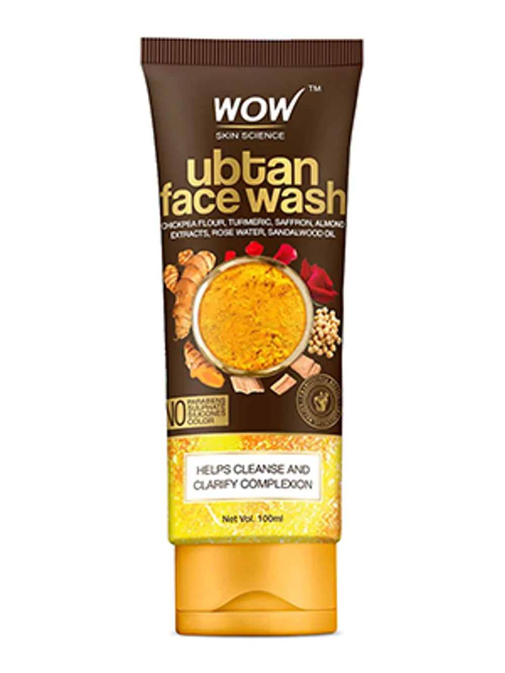 Ubtan Foaming Face Wash with Built-In Face Brush