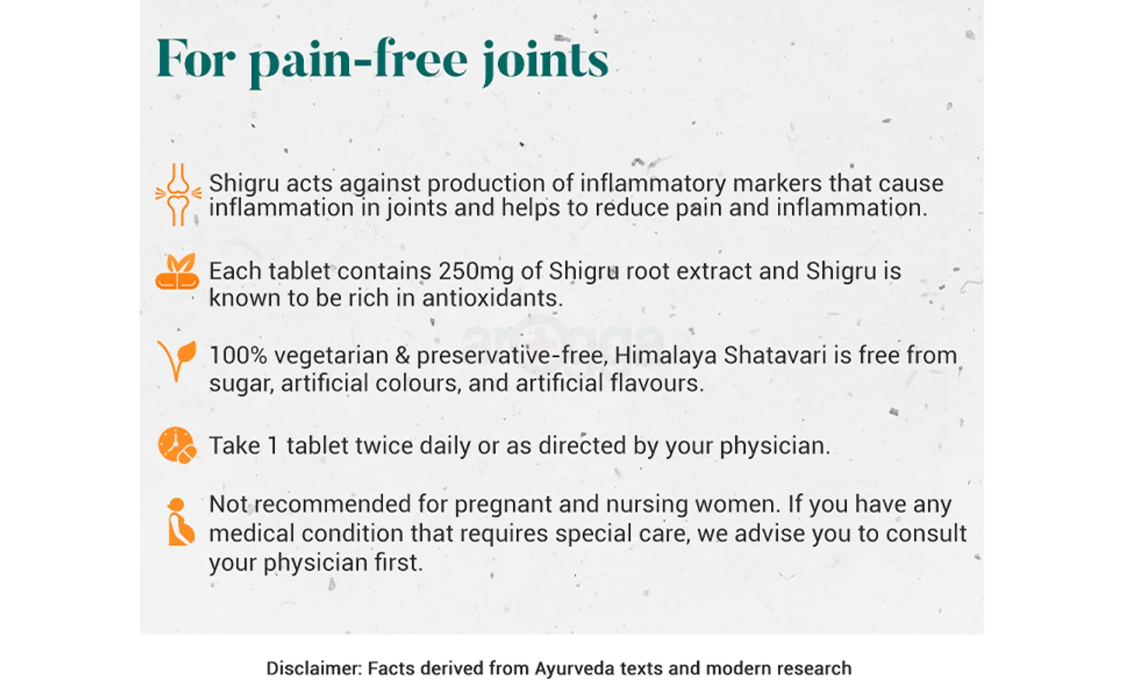 Himalaya Wellness Pure Herbs Shigru Bone & Joint Wellness