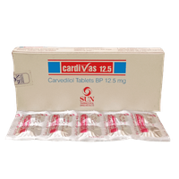 Cardivas 12.5 12.5mg Tablet