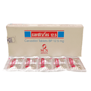 Cardivas 12.5 12.5mg Tablet