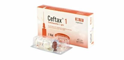 Ceftax 1gm IV/IM 1gm/vial Injection