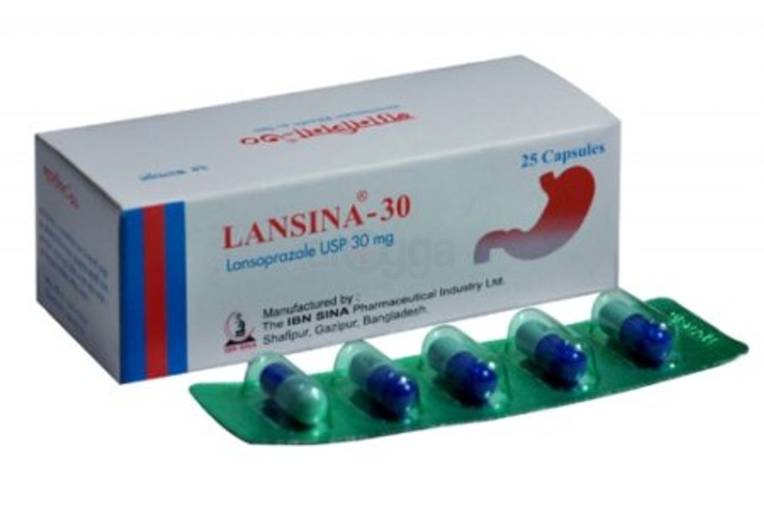 Lansina 30mg Capsule - Arogga Online Pharmacy