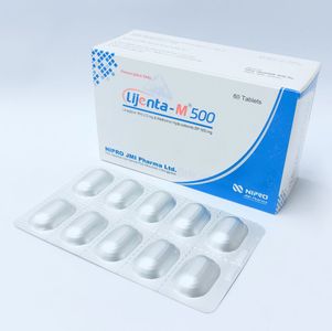 Lijenta-M 500 2.5mg+500mg Tablet