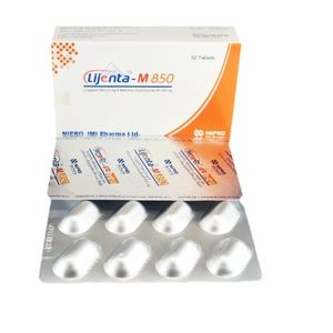 Lijenta-M 850 2.5mg+850mg Tablet