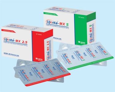 Lijenta-MX 2.5 2.5mg+1000mg Tablet