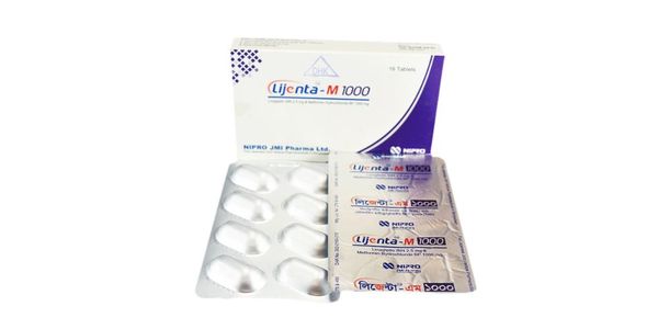 Lijenta-M 1000 2.5mg+1000mg Tablet