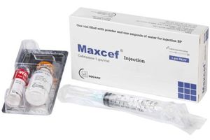 Maxcef 1gm IV/IM 1gm/vial Injection