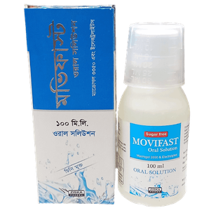 MoviFast 13.125gm+178.500gm+350.700gm+46.600gm Oral Solution