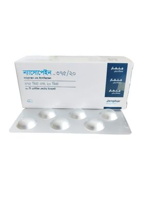 Nasopain 375 20mg+375mg Tablet