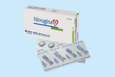 Nitrogina SR 2.6mg Tablet